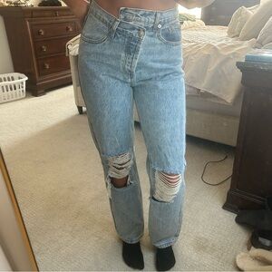 Princess Polly crossover jeans never worn